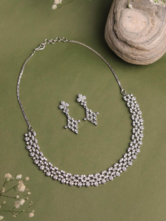 Celeste Crystal Necklace Set ✨