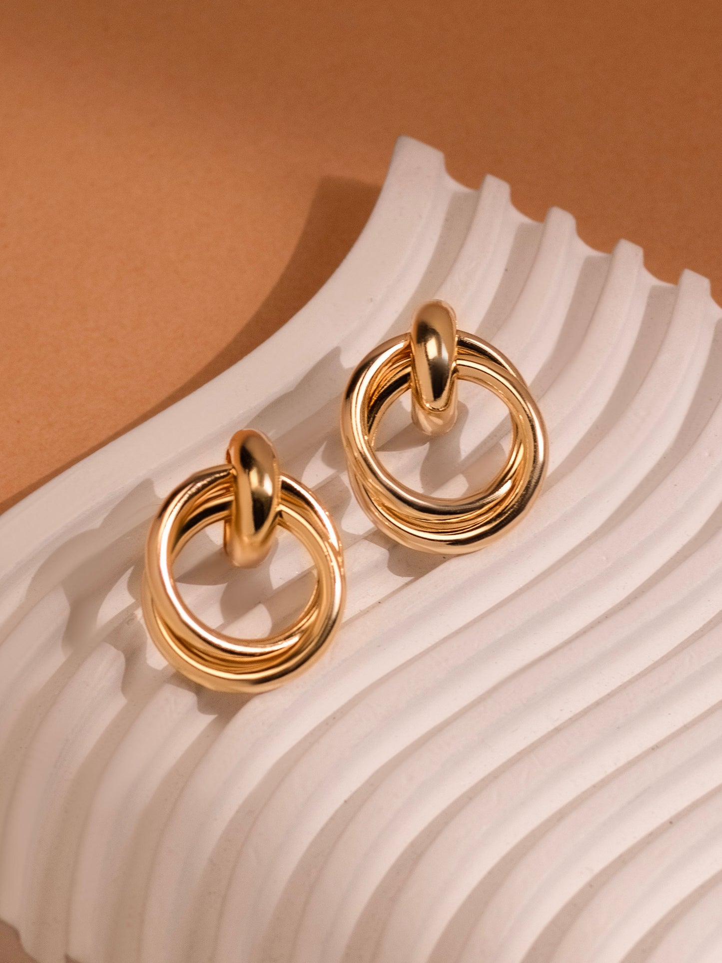 Big Double Tube Earring - Lili-Origin