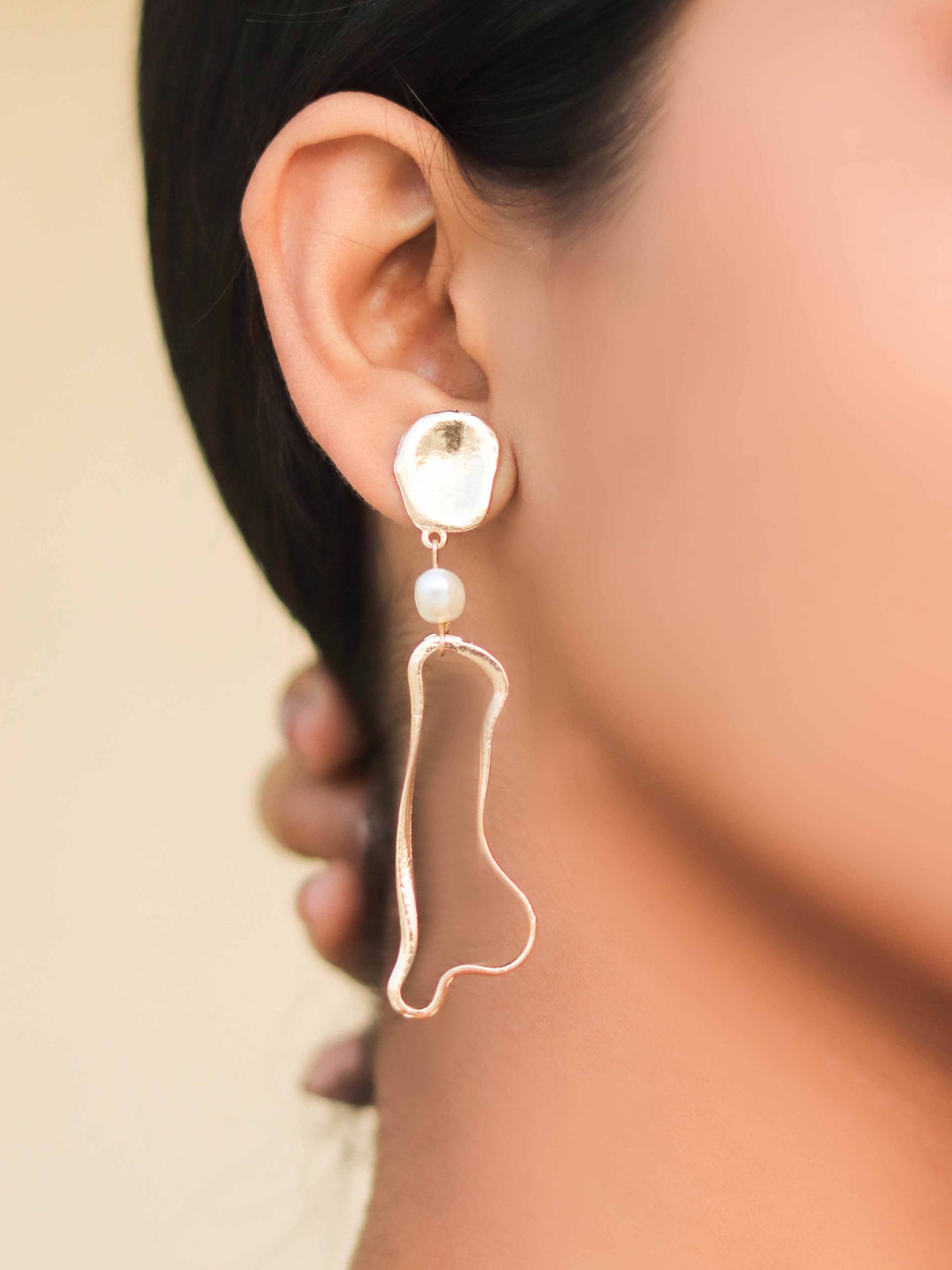 Geo Mismatch Statement Earring