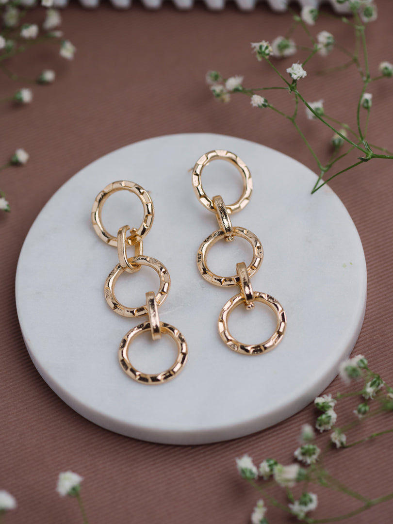 Ring O Ring Statement Earring
