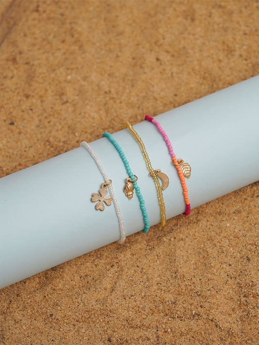 Beaded Bracelets - Pack of 4 - Lili-Origin