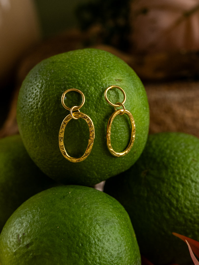 Ovatribe Brass Earring (Anti Tarnish)