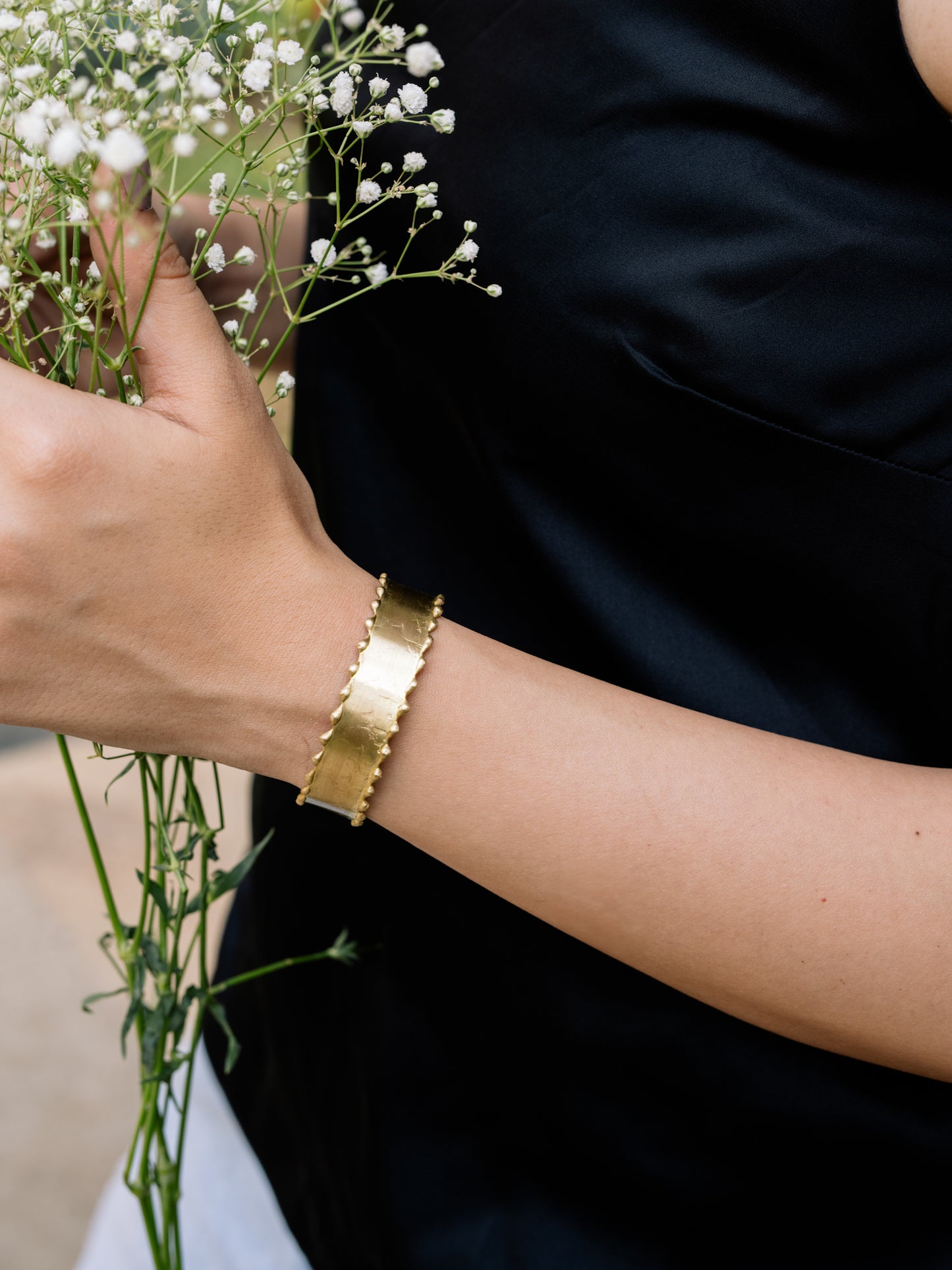 Forme Brass Bracelet Stack (Set of 3) (Anti Tarnish)