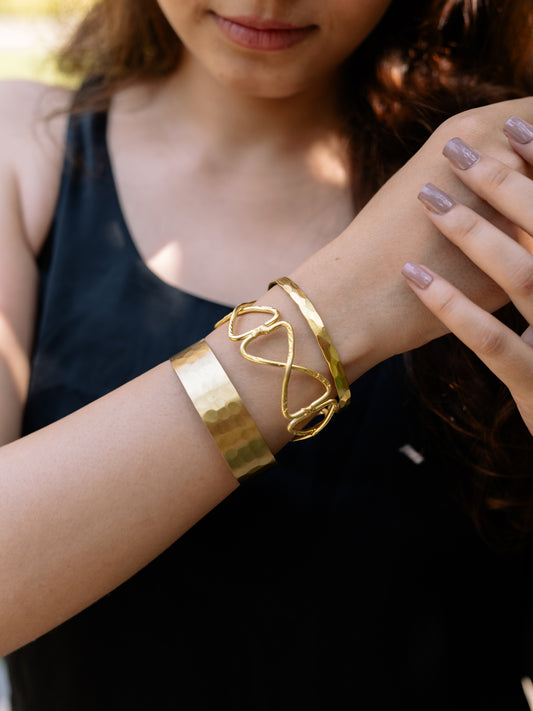 Harmony Cuff Stack (Set of 3) (Anti Tarnish)