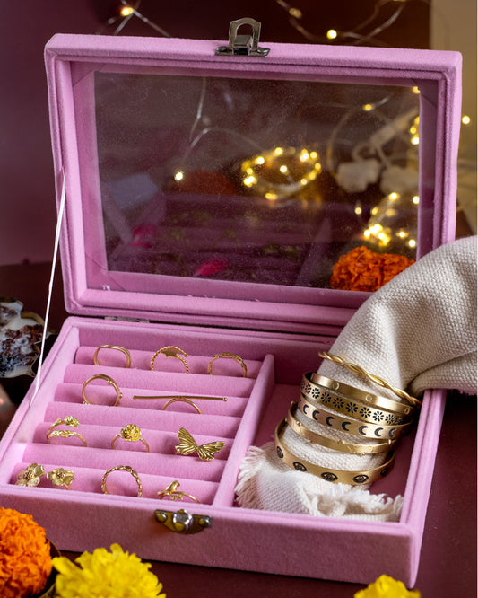 Pink Luxe Jewellery Organizer