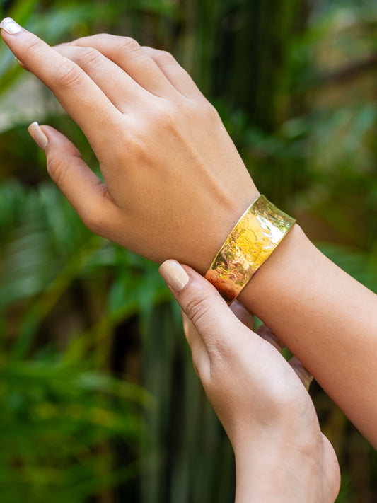 Mira Brass Minimal Bracelet (Anti Tarnish)