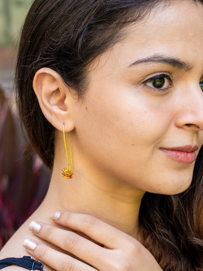 Silsila Brass Statement Earring (Anti Tarnish)