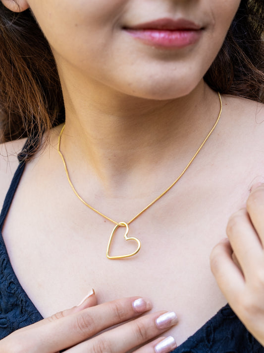 Free Heart Necklace (Anti Tarnish)