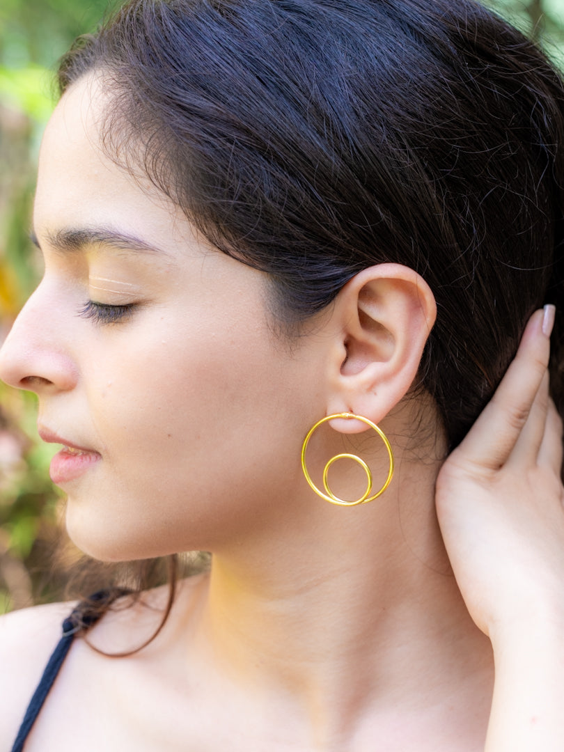 Golmaya Brass Earring (Anti Tarnish)