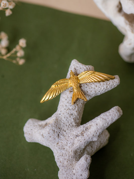 The Soaring Swallow Adjustable Rings (Anti Tarnish)