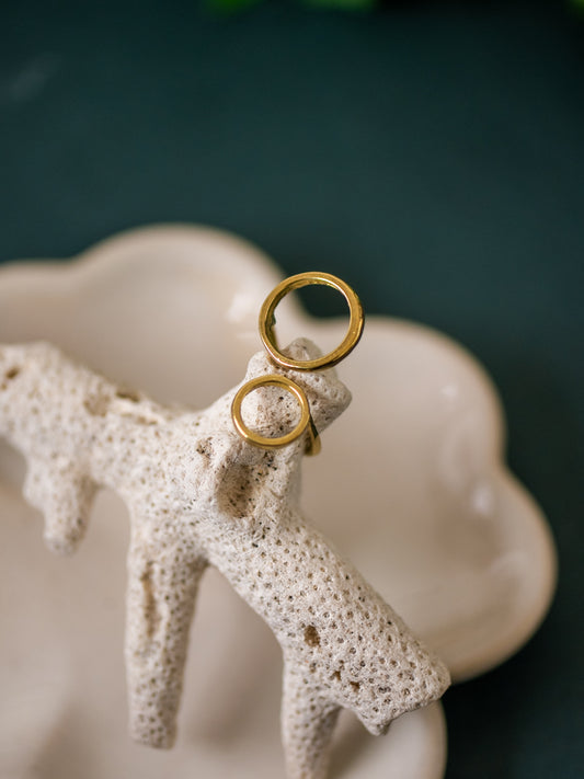 Double Halo Adjustable Rings (Anti Tarnish)