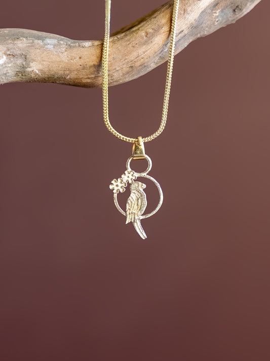 Bird of Freedom Brass Necklace (Anti Tarnish)