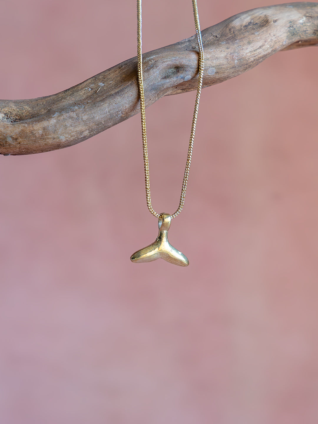 Ocean Whisper Brass Necklace (Anti Tarnish)
