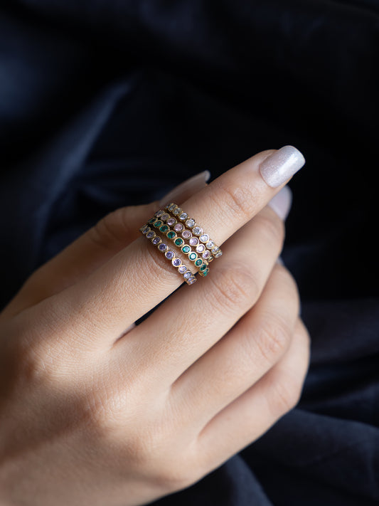 Everyday Spark Brass Adjustable Ring (Anti Tarnish)