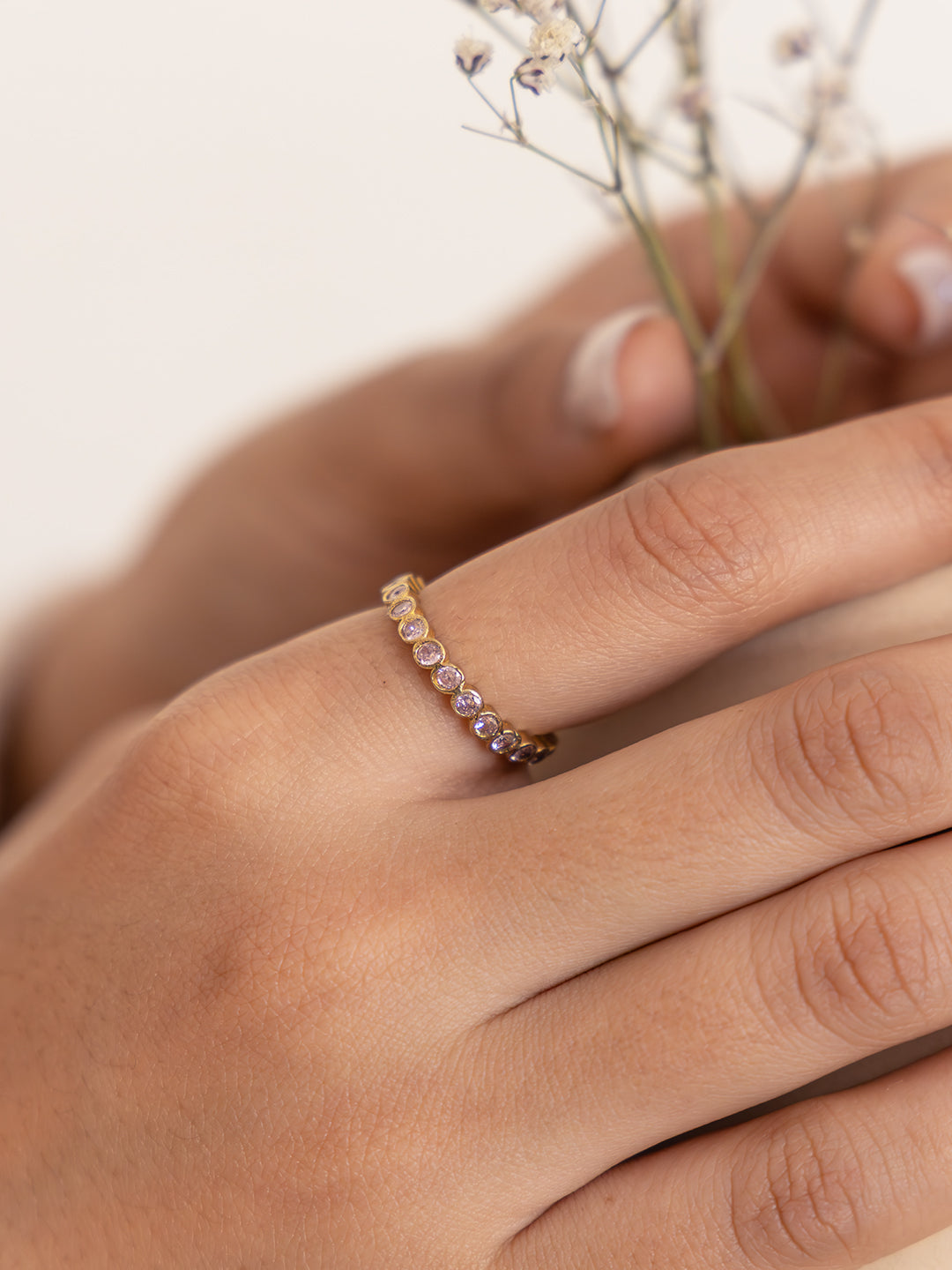 Everyday Spark Brass Adjustable Ring (Anti Tarnish)