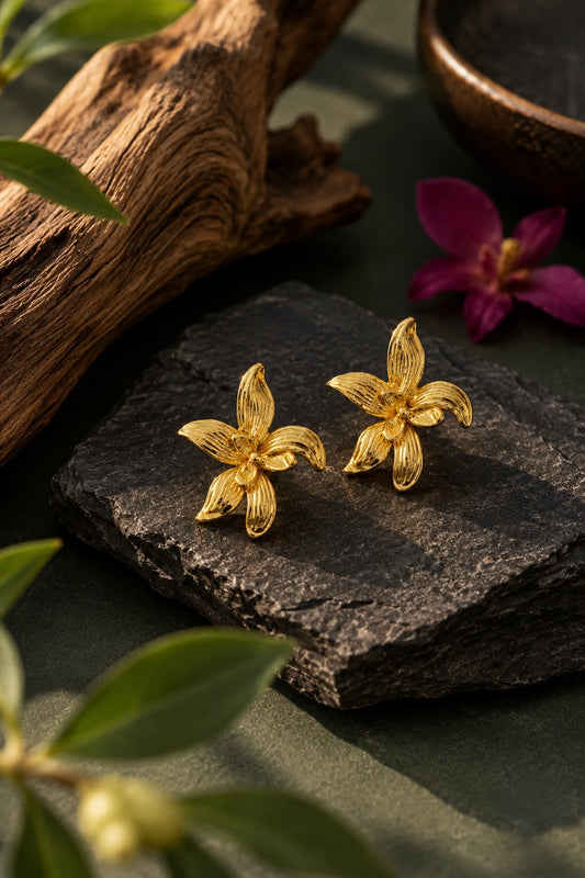 Sculpted Petal Earrings