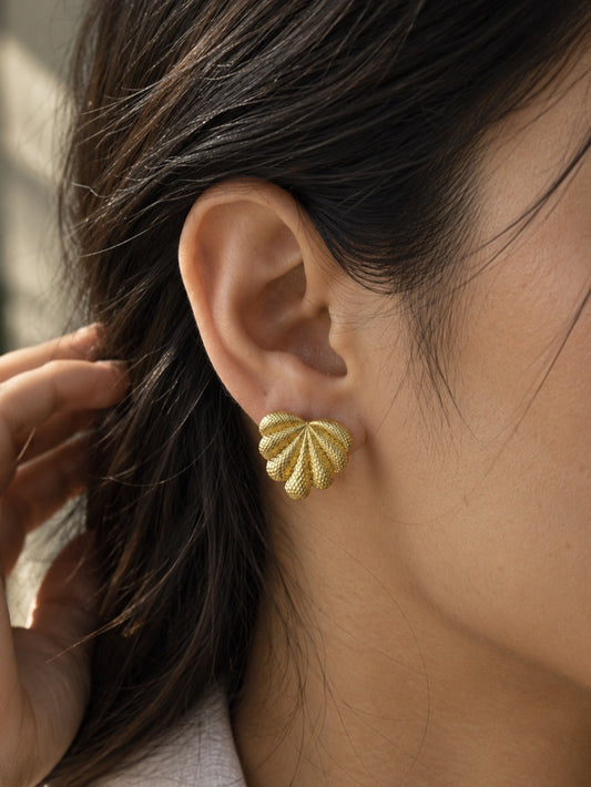Golden Fleur Earrings