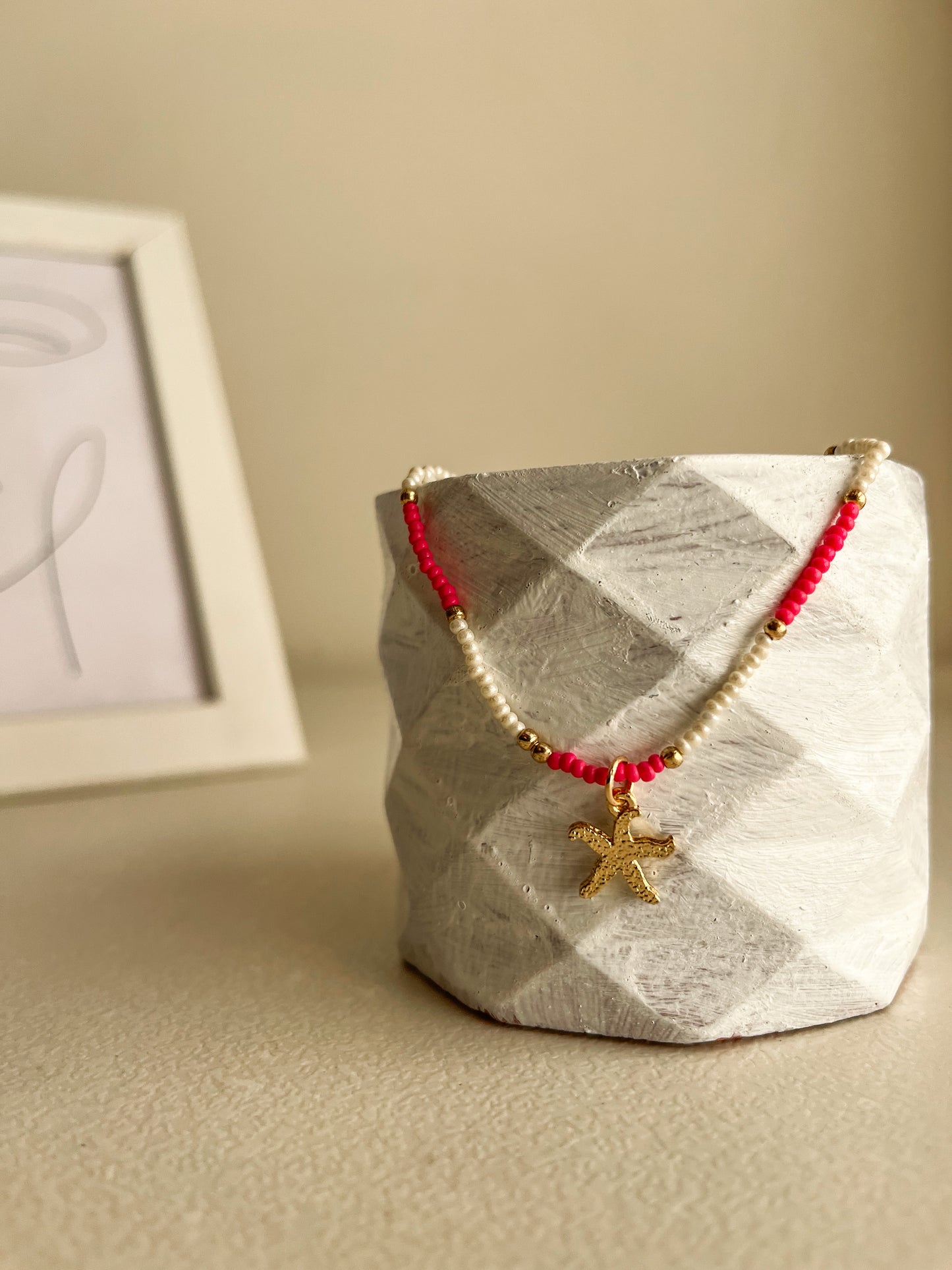 Starfish beaded choker - Lili-Origin