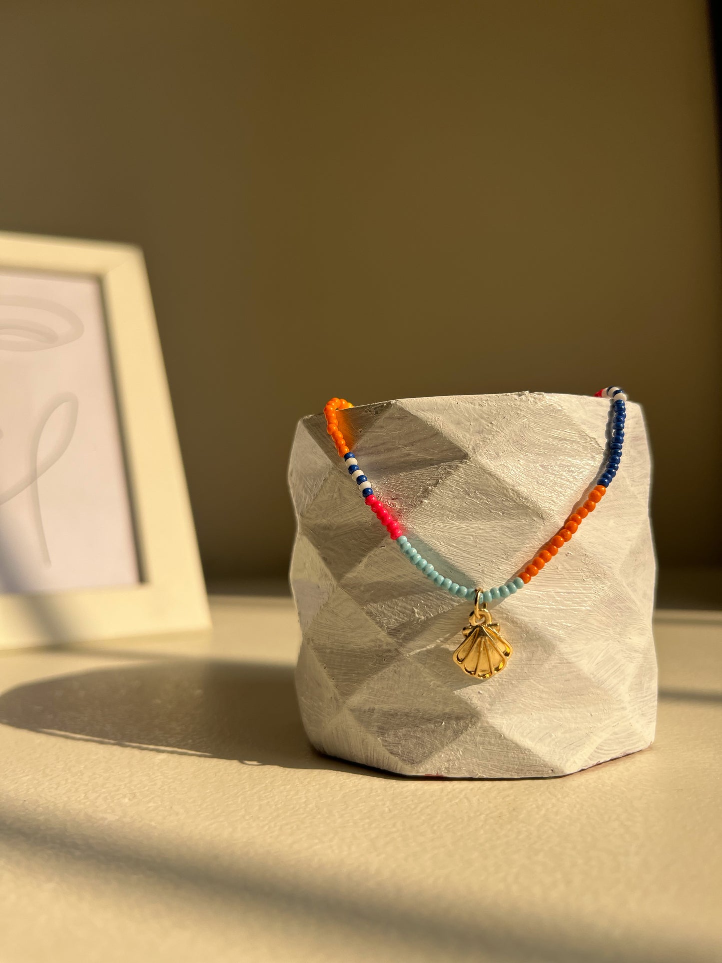 Shop Oyster Beaded Necklace | Elegant Ocean-Inspired Look