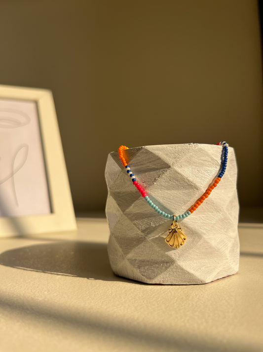 Shop Oyster Beaded Necklace | Elegant Ocean-Inspired Look