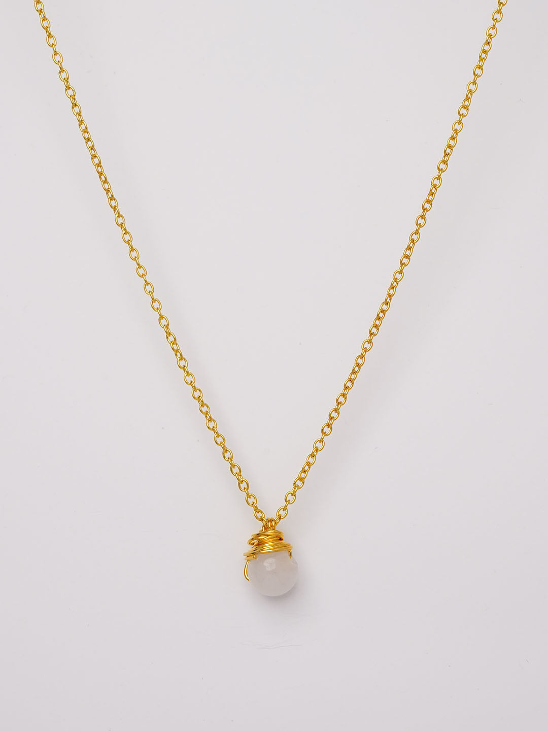 Rose Quartz - 18k Gold Plated Necklace - Lili-Origin
