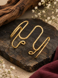 Roller Brass Statement Adjustable Bracelet