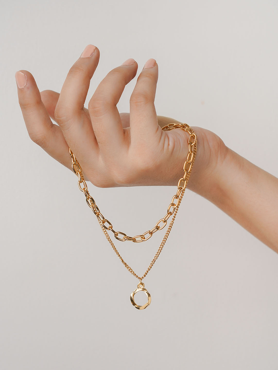 Ring Layered Necklace - Lili-Origin
