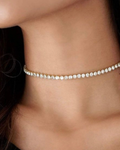 Rhinestone Choker - Lili-Origin