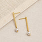 Hanging Pearl - 18k Gold Plated Earring - Lili-Origin