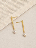 Hanging Pearl - 18k Gold Plated Earring - Lili-Origin