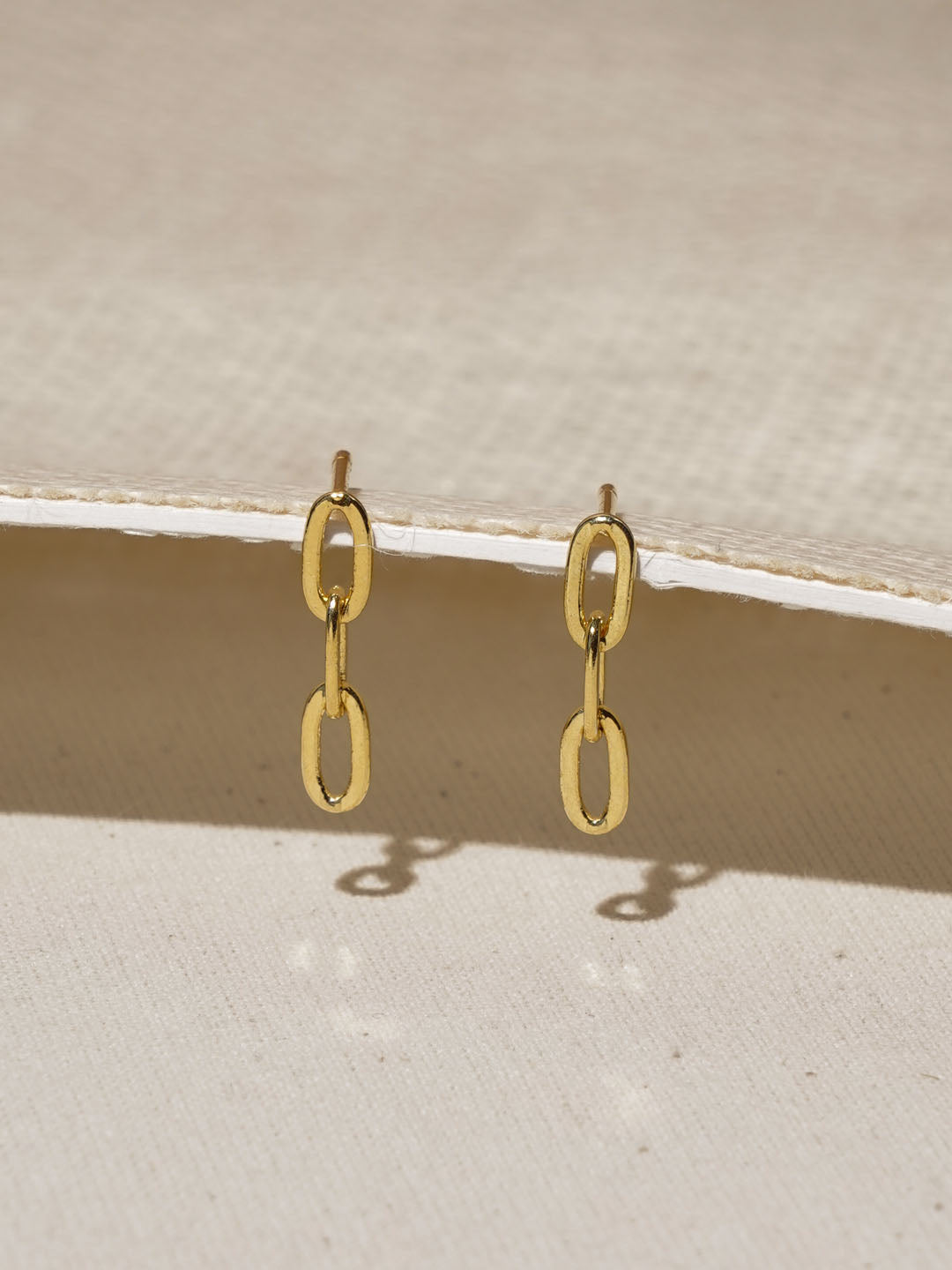 Chain Earring - 18k Gold Plated - Lili-Origin