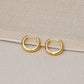 Huggies - 18k Gold Plated Earring - Lili-Origin