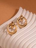 Big Double Tube Earring - Lili-Origin