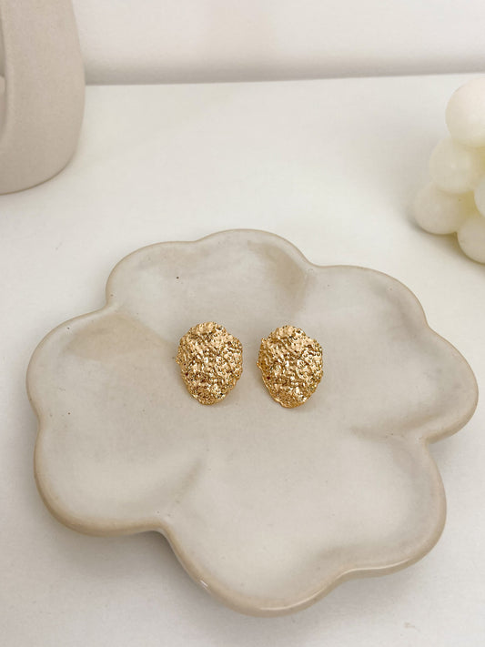 Geometric 1 Gold Singles Earring - Lili-Origin