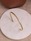 Silken Skinny Brass Adjustable Bracelet (Anti Tarnish)