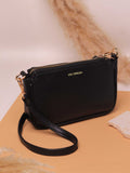 Classic Black Vegan Leather Handbag