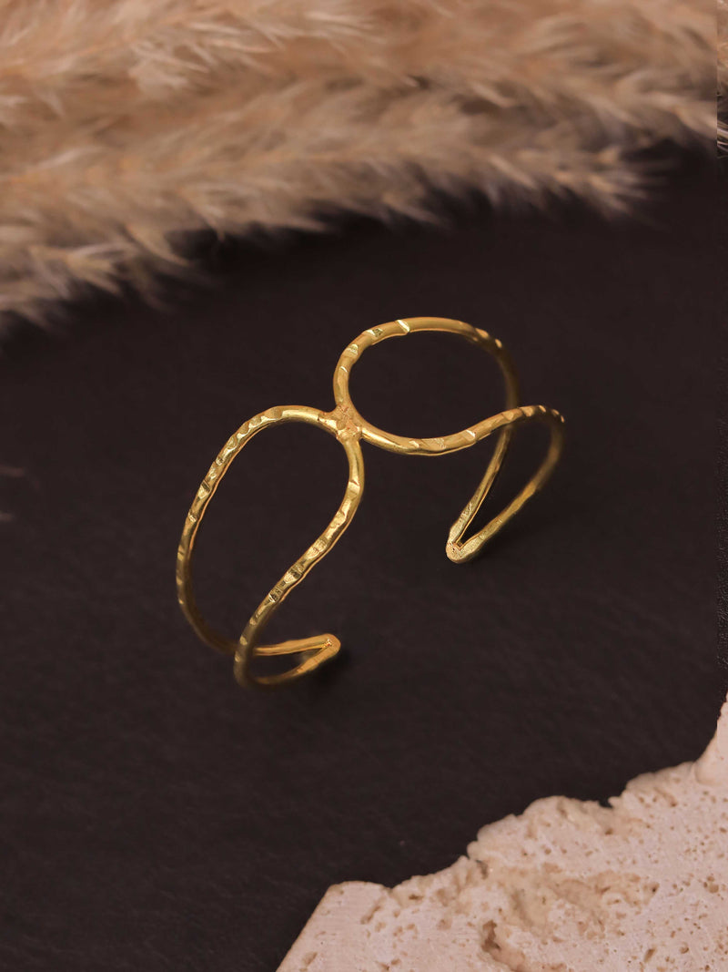 Stack Of the Day - Brass Adjustable (Set of 3 Bracelets)