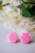 Pink Resin Hexagon - Lili-Origin