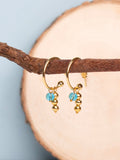 Blue Glass Earring - Lili-Origin