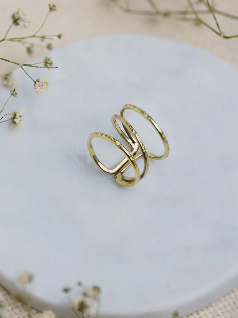 All Bestseller 12 Brass Rings Hamper (Anti Tarnish)