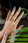 Naughty Heart Brass Ring (Anti Tarnish)