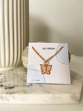 Butterfly Resin Necklace - Lili-Origin