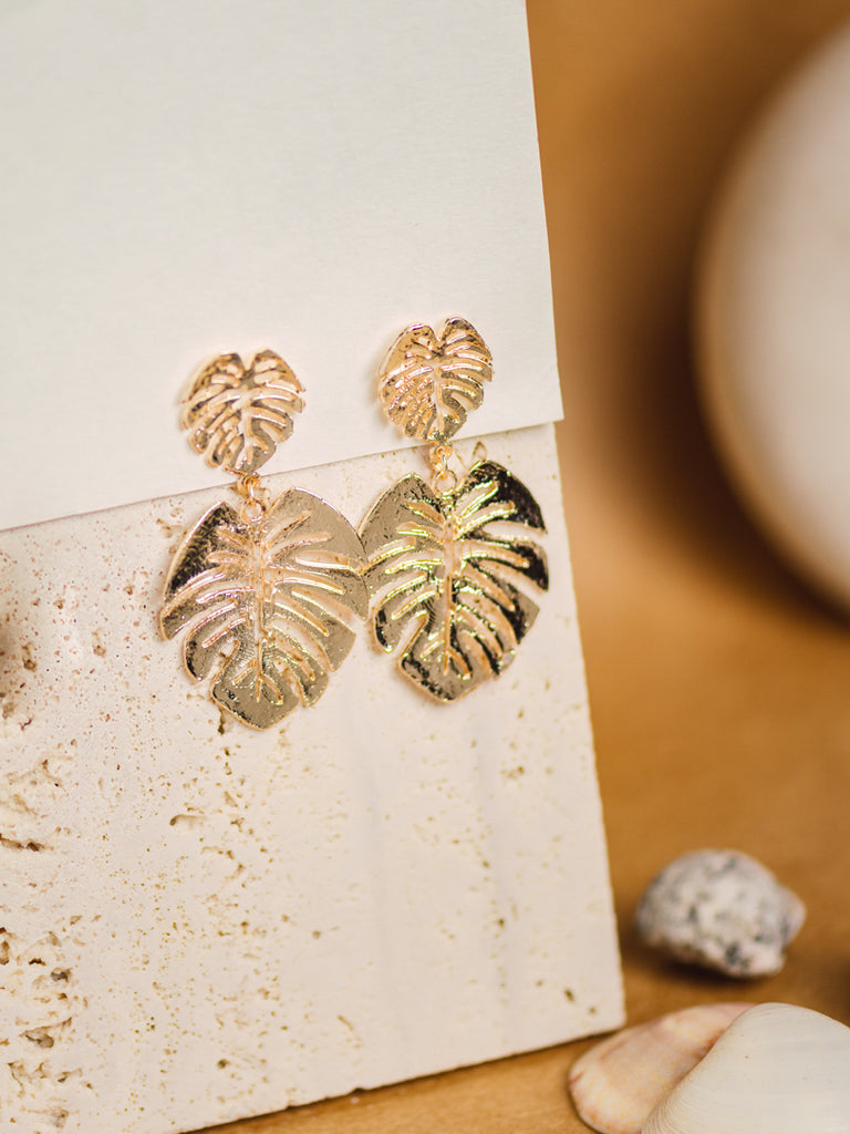 Palm Tree Statement Earring