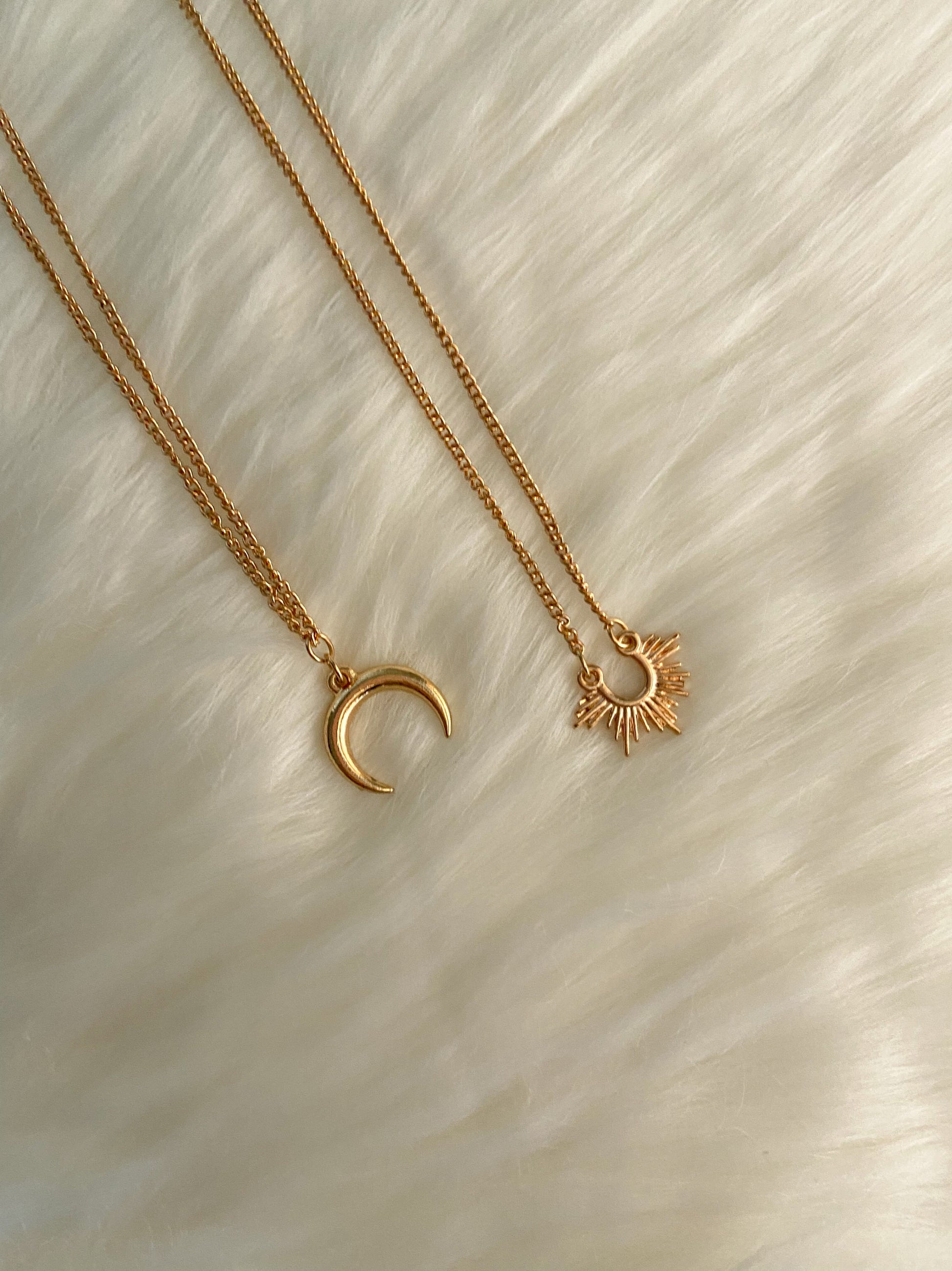 Sun & Moon Necklace Combo