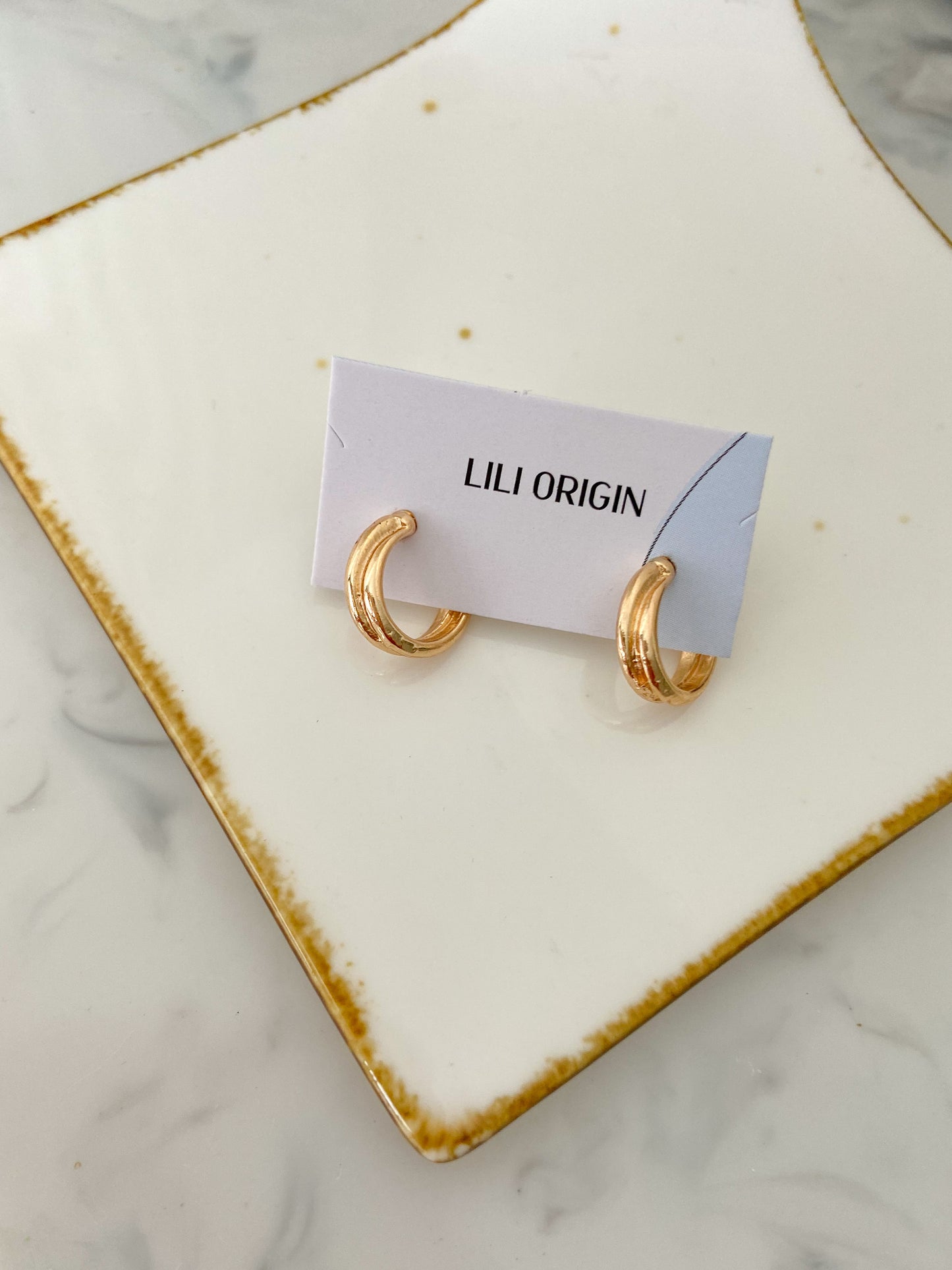 Mini 3 Singles Earring - Lili-Origin