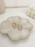 Geometric 3 Gold Singles Earring - Lili-Origin