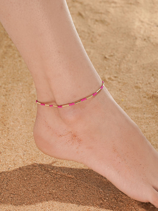 Pink Anklet