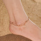 Golden layered Anklet