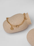 Golden layered Anklet - Lili-Origin