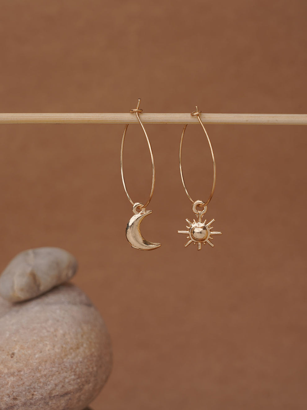 Sun Moon Hamper ( Sun Necklace + Moon Necklace + Sun Moon Earring)